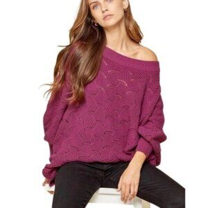 Staring At Stars Urban Outfitters Open Knit Dolman Sleeve Sweater Women's M